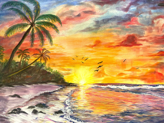 Sunset on the Beach